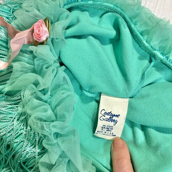 SOLD Vtg 60s go go burlesque dance rave festival circus costume fringe sequin - Picture 8 of 9